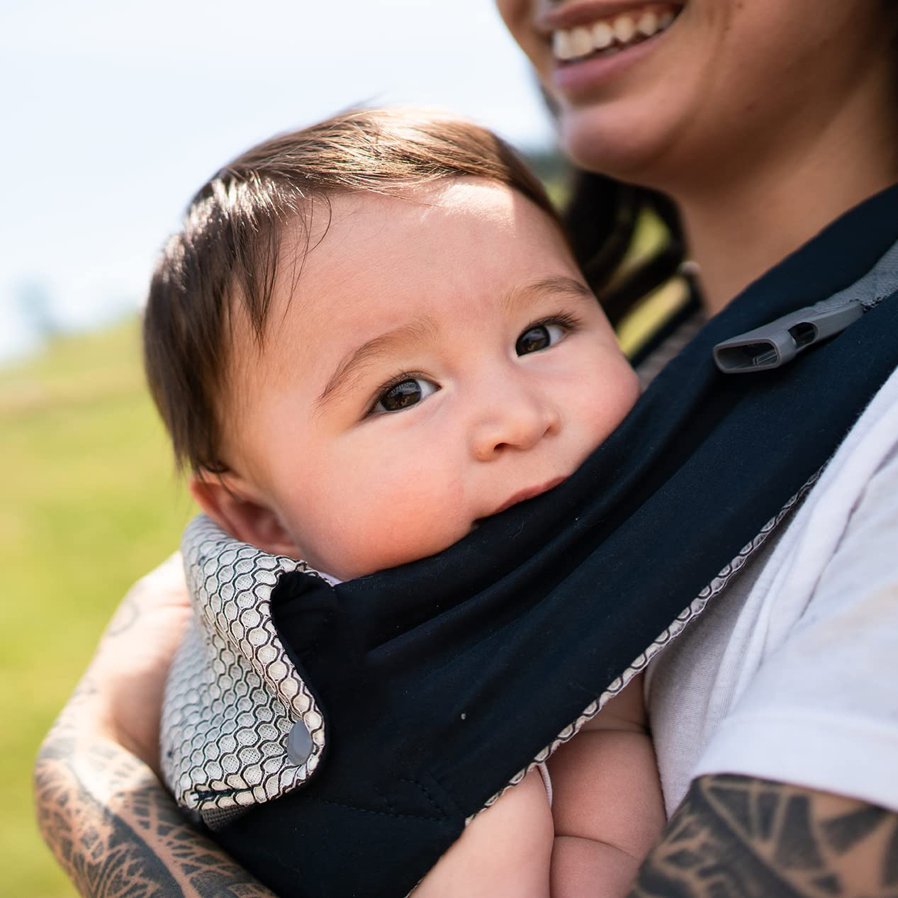 Baby Carrier Newborn to Toddler - All Positions Baby Body Carrier, Baby Carrier Backpack & Baby Front Carrier with Adjustable Seat, Ergonomic Baby Holder Carrier 7-35 lbs (Navy)