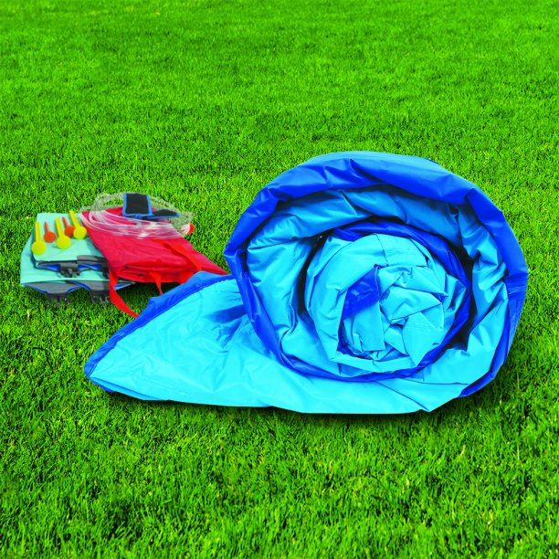Banzai Surf N Splash Water Park Inflatable Waterslide with Basketball Hoop
