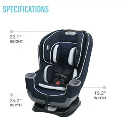 Extend2Fit Convertible Car Seat, Ride Rear Facing Longer with Extend2Fit, Gotham