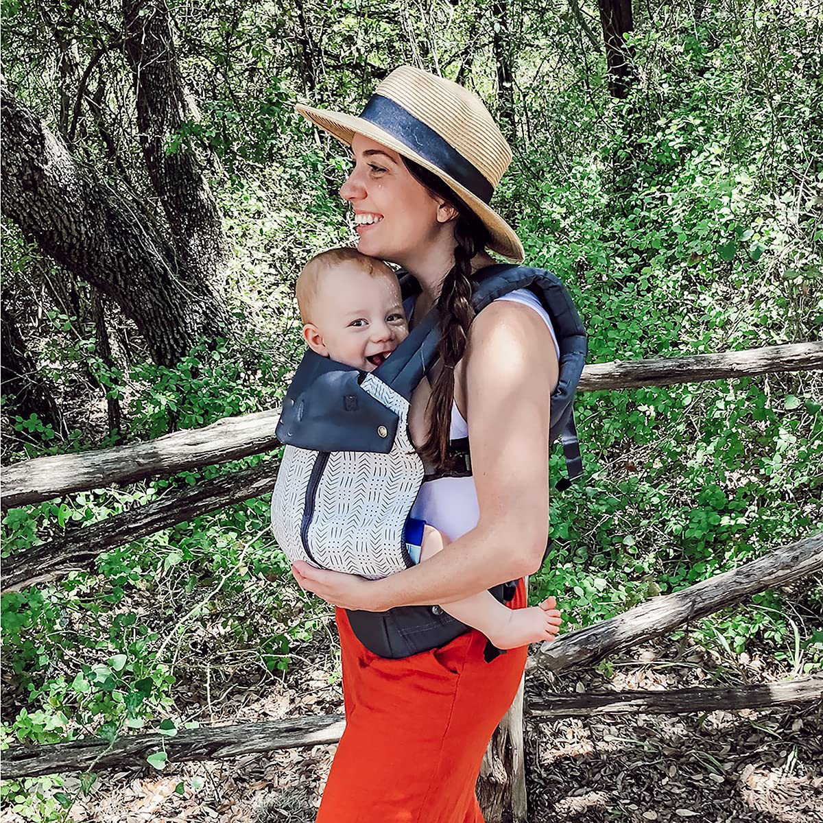 Complete All Seasons Ergonomic 6-in-1 Baby Carrier Newborn to Toddler - with Lumbar Support - for Children 7-45 Pounds - 360 Degree Baby Wearing - Inward & Outward Facing - Stone