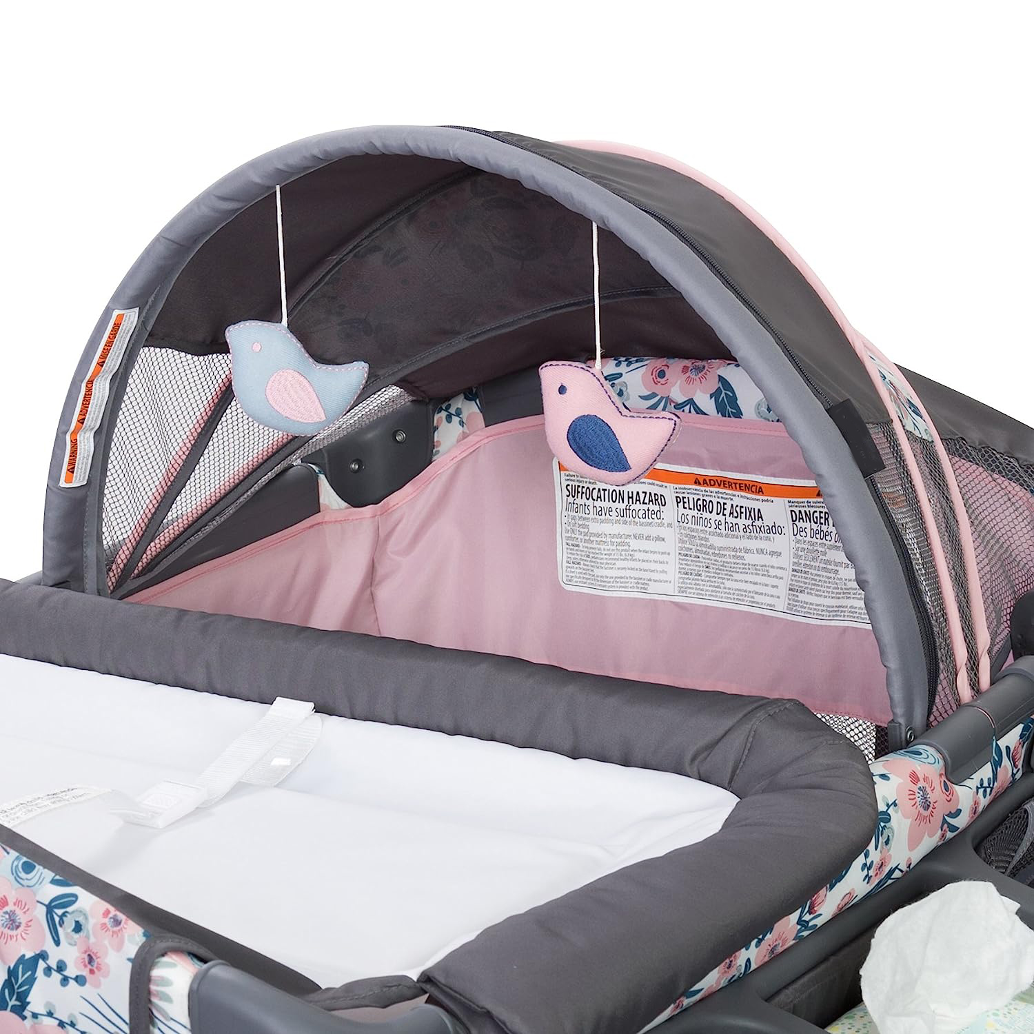 Baby Trend Deluxe II Nursery Center, Bluebell , 41x47x22 Inch (Pack of 1)