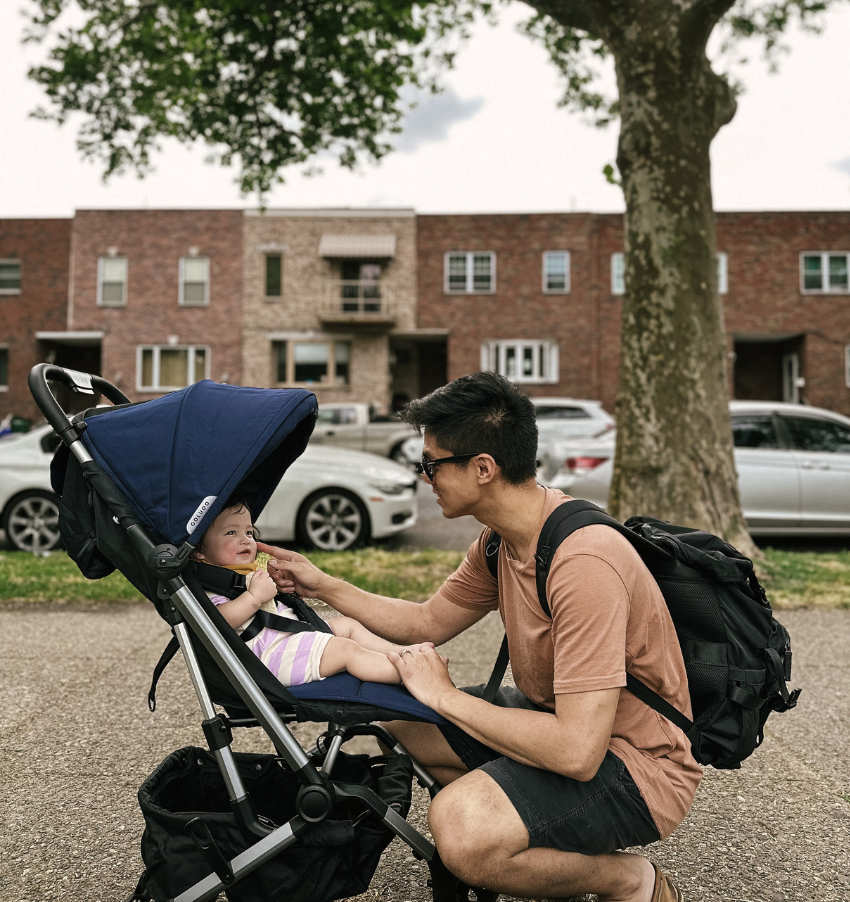 The Compact Stroller, Navy