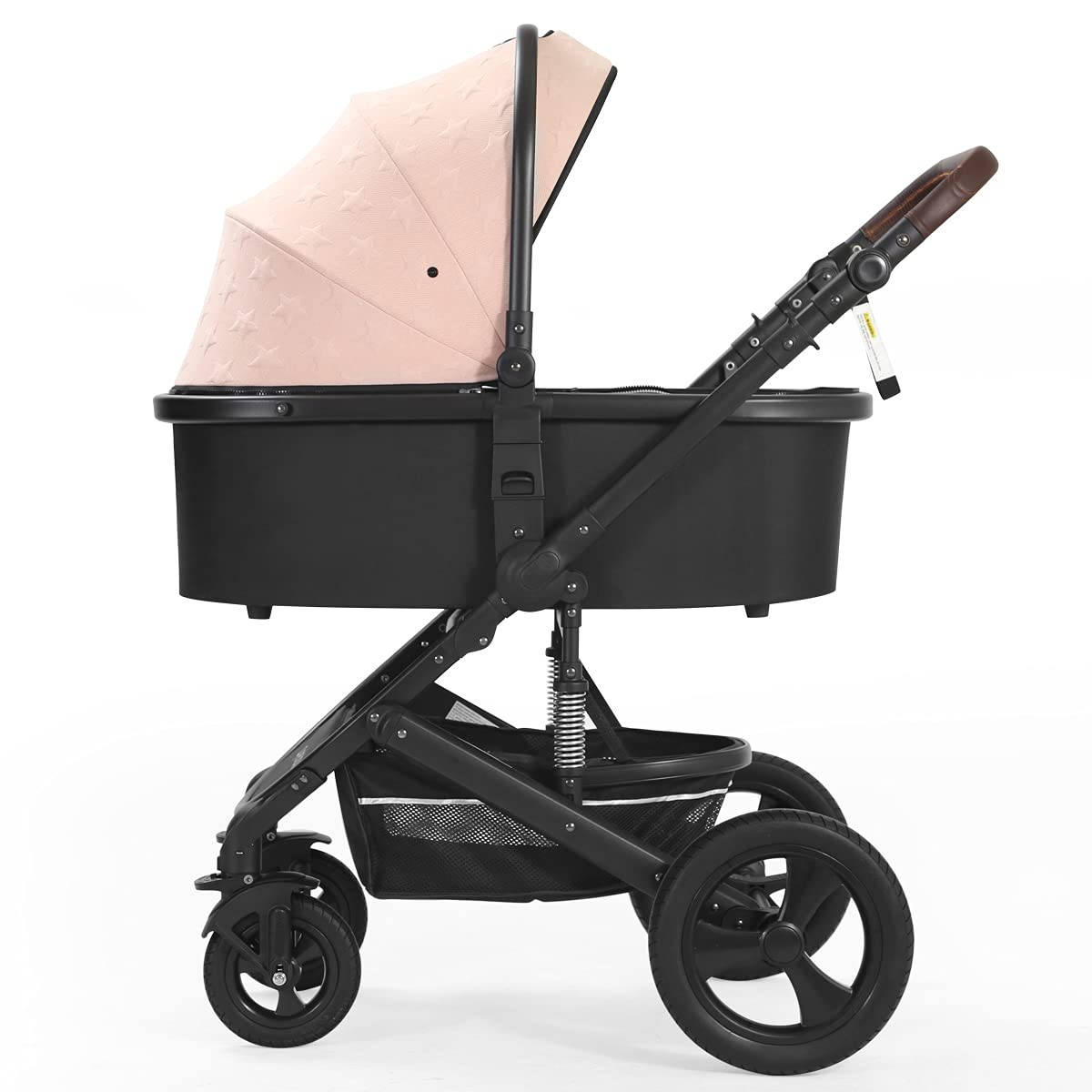 Newborn Infant Toddler Baby Stroller - Cynebaby 2 in 1 High Landscape Convertible Reversible Anti-Shock Bassinet Carriage Pram Stroller Add Cup Holder, Footmuff and Diaper Bag (Green)