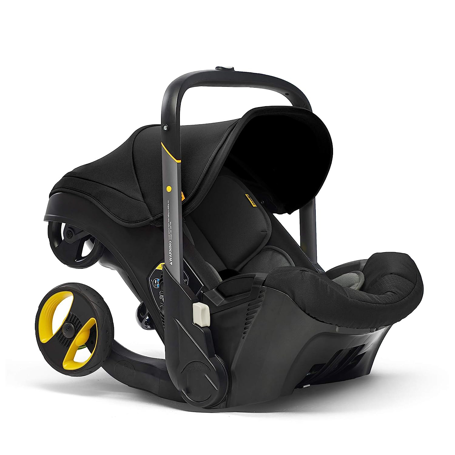 Infant Car Seat & Latch Base - Rear Facing, Car Seat to Stroller in Seconds - US Version, Nitro Black