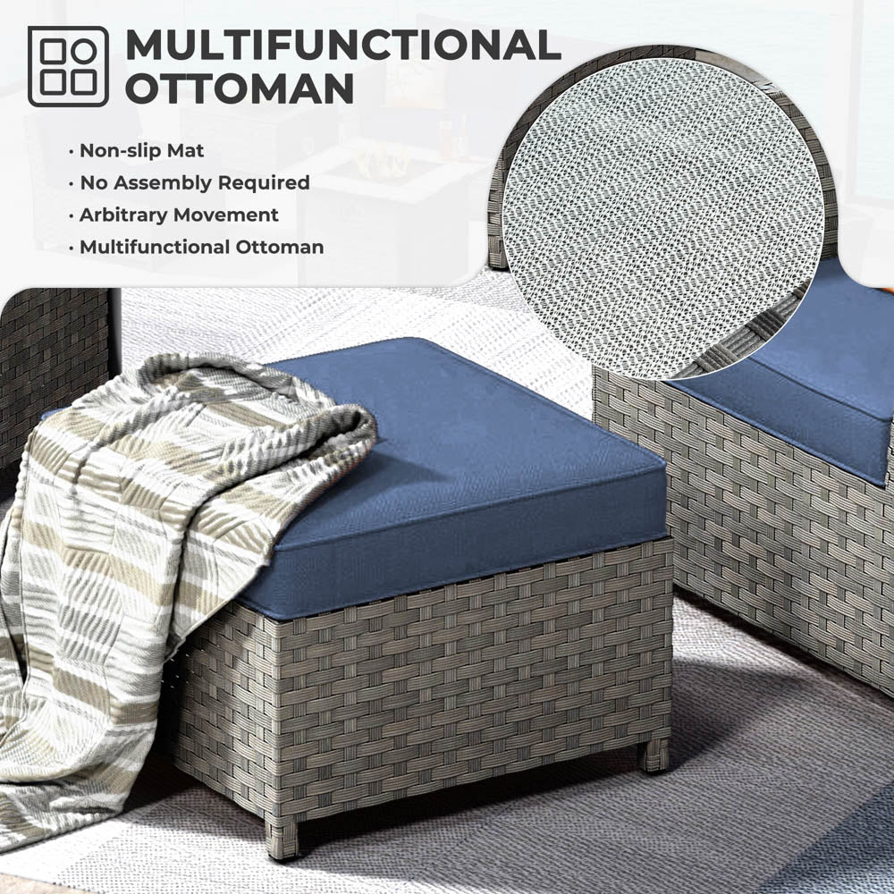 Ovios Patio Furniture Set New Rimaru 6-Piece, Fully Assembled