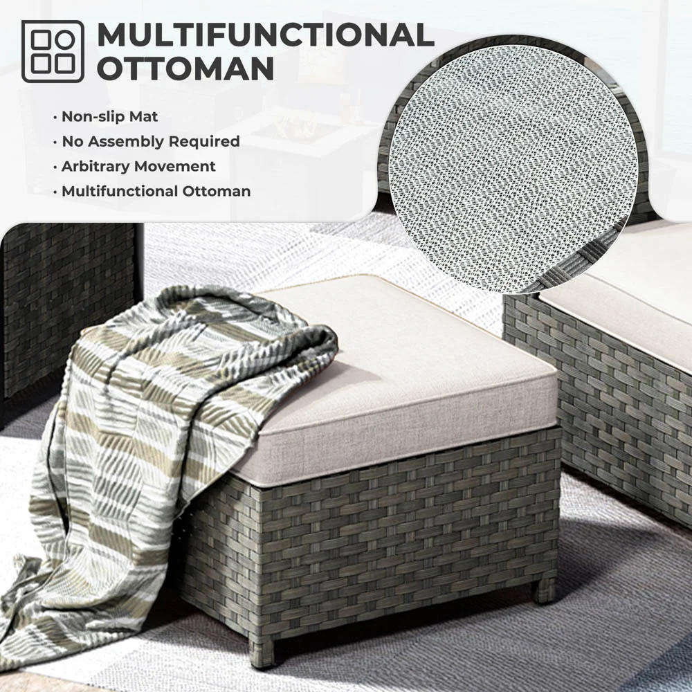 Ovios Patio Furniture Set New Rimaru 6-Piece, Fully Assembled