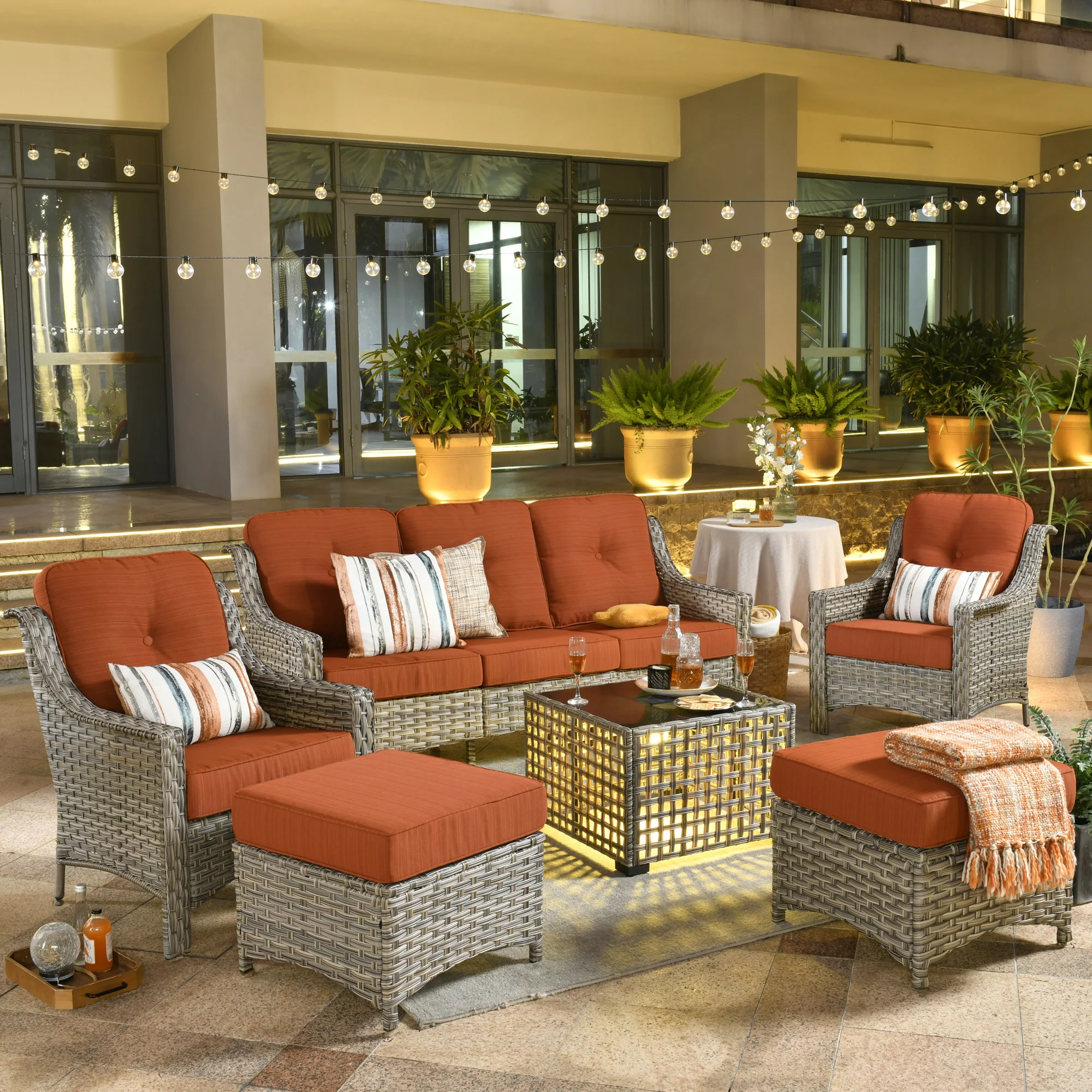 Ovios Conversation Set 6-Piece PAD Series
