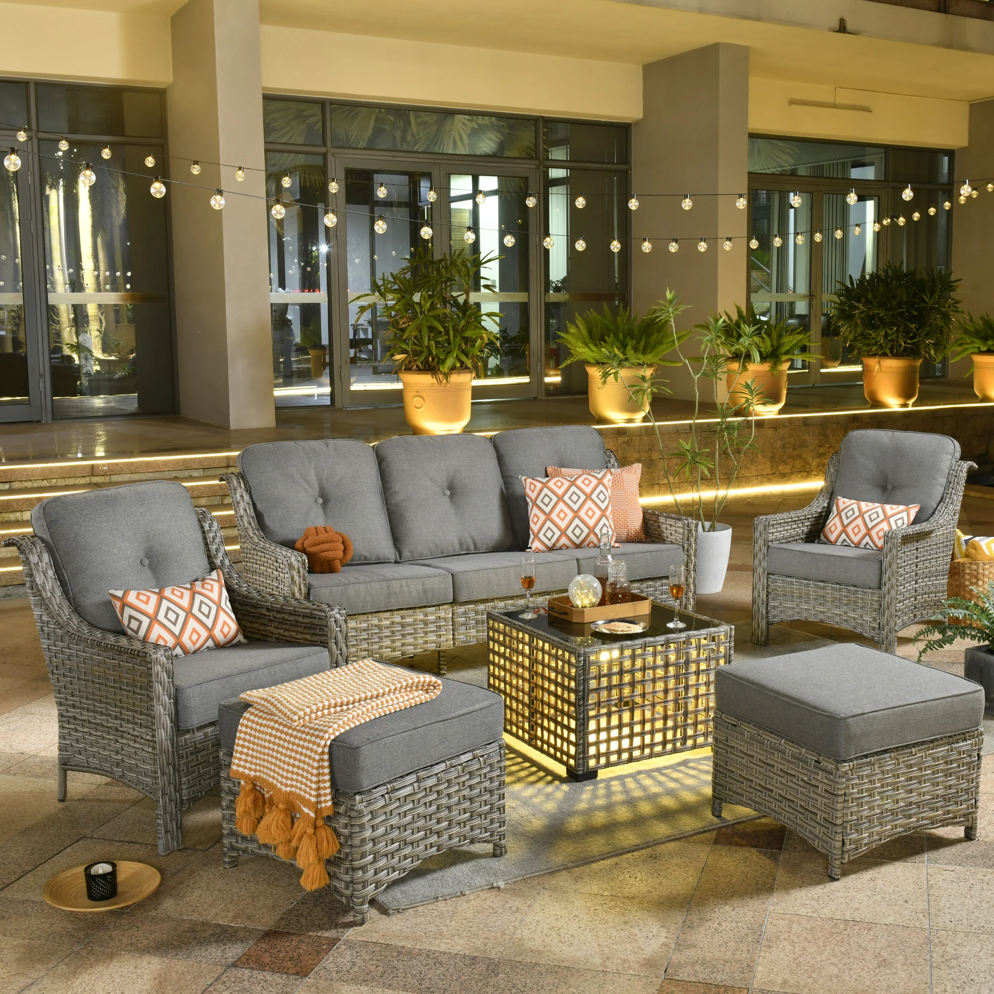 Ovios Conversation Set 6-Piece PAD Series