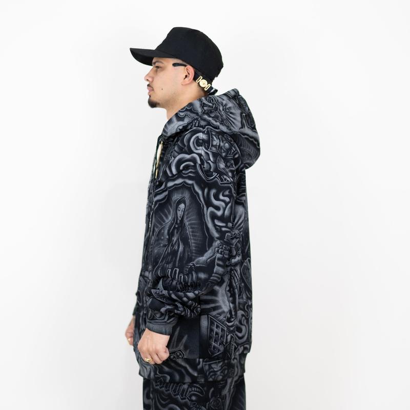 New Tattoo Hooded Couple Set