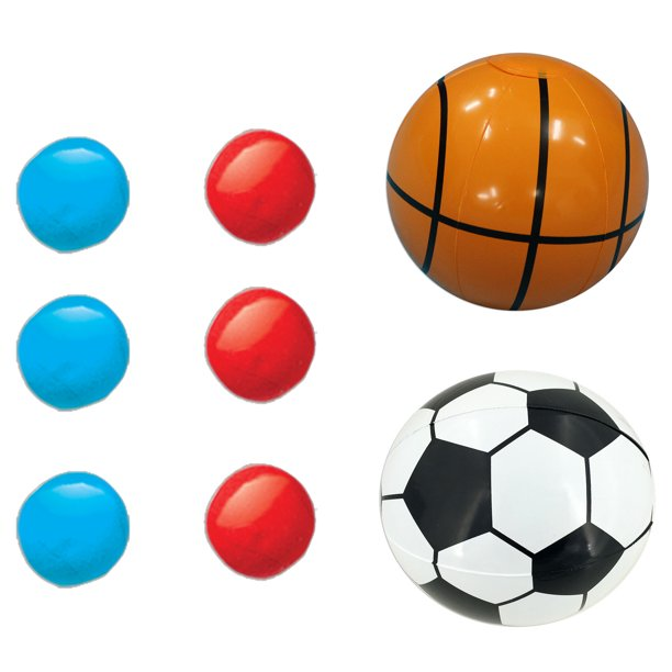 Banzai Inflatable Arcade Splash Water Park Slide with SkeeBall Toss, Soccer & Basketball