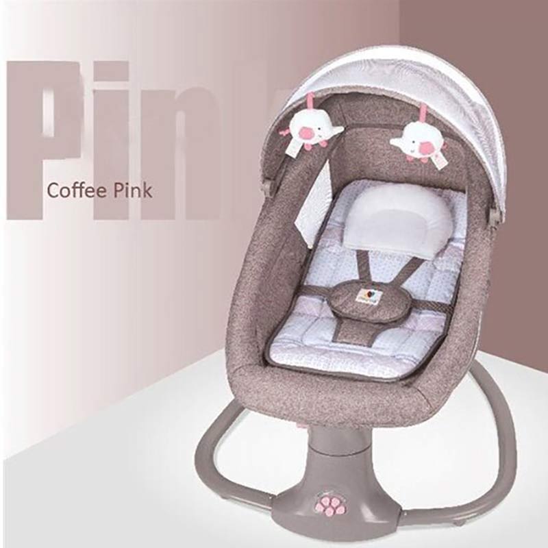 Premium 3-in-1 Electric Baby Swing Rocker Chair Adjustable Infant Reclining Cradle