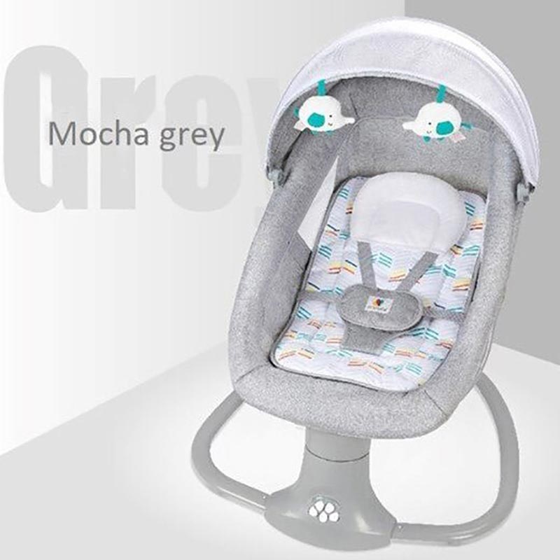 Premium 3-in-1 Electric Baby Swing Rocker Chair Adjustable Infant Reclining Cradle