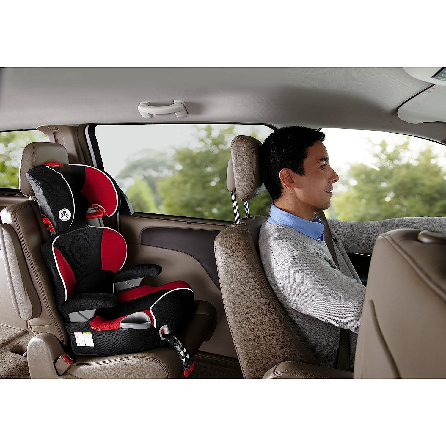 Affix Highback Booster Seat with Latch System, Atomic