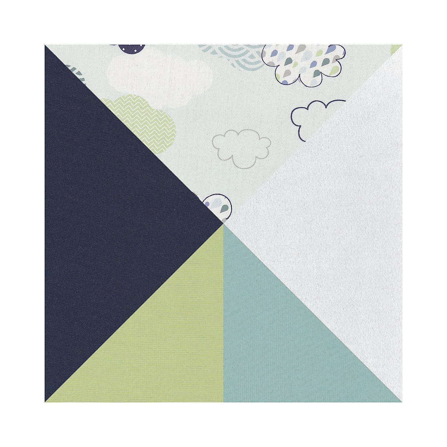 Pack and Play Portable Playard, Push Button Compact Fold, Carnival