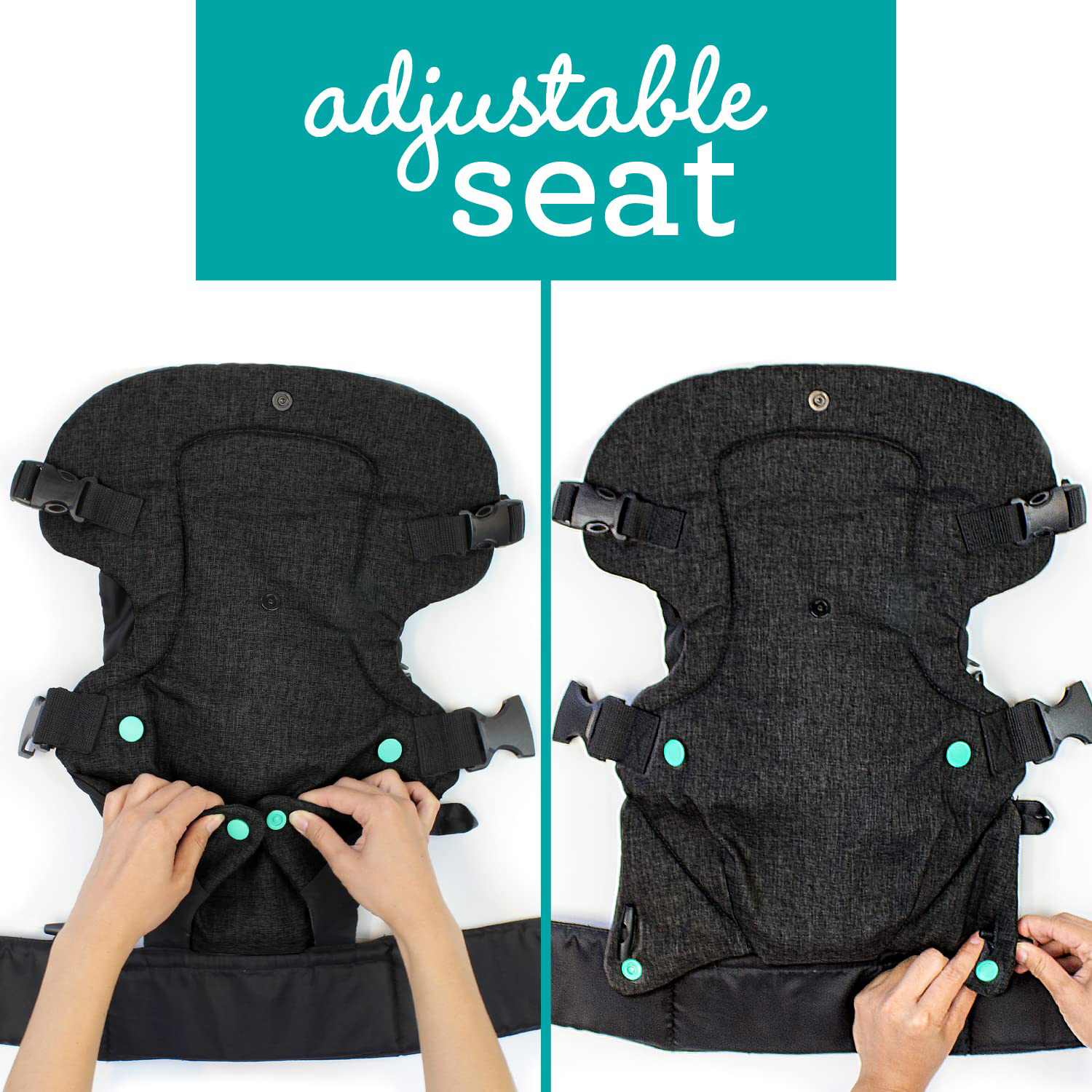 Advanced 4-in-1 Carrier - Ergonomic, convertible, face-in and face-out front and back carry for newborns and older babies 8-32 lbs