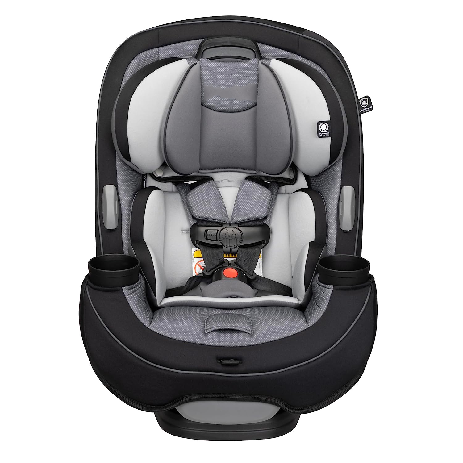 Safety 1st Grow and Go All-in-One Convertible Car Seat, Rear-facing 5-40 pounds, Forward-facing 22-65 pounds, and Belt-positioning booster 40-100 pounds, Carbon Wave