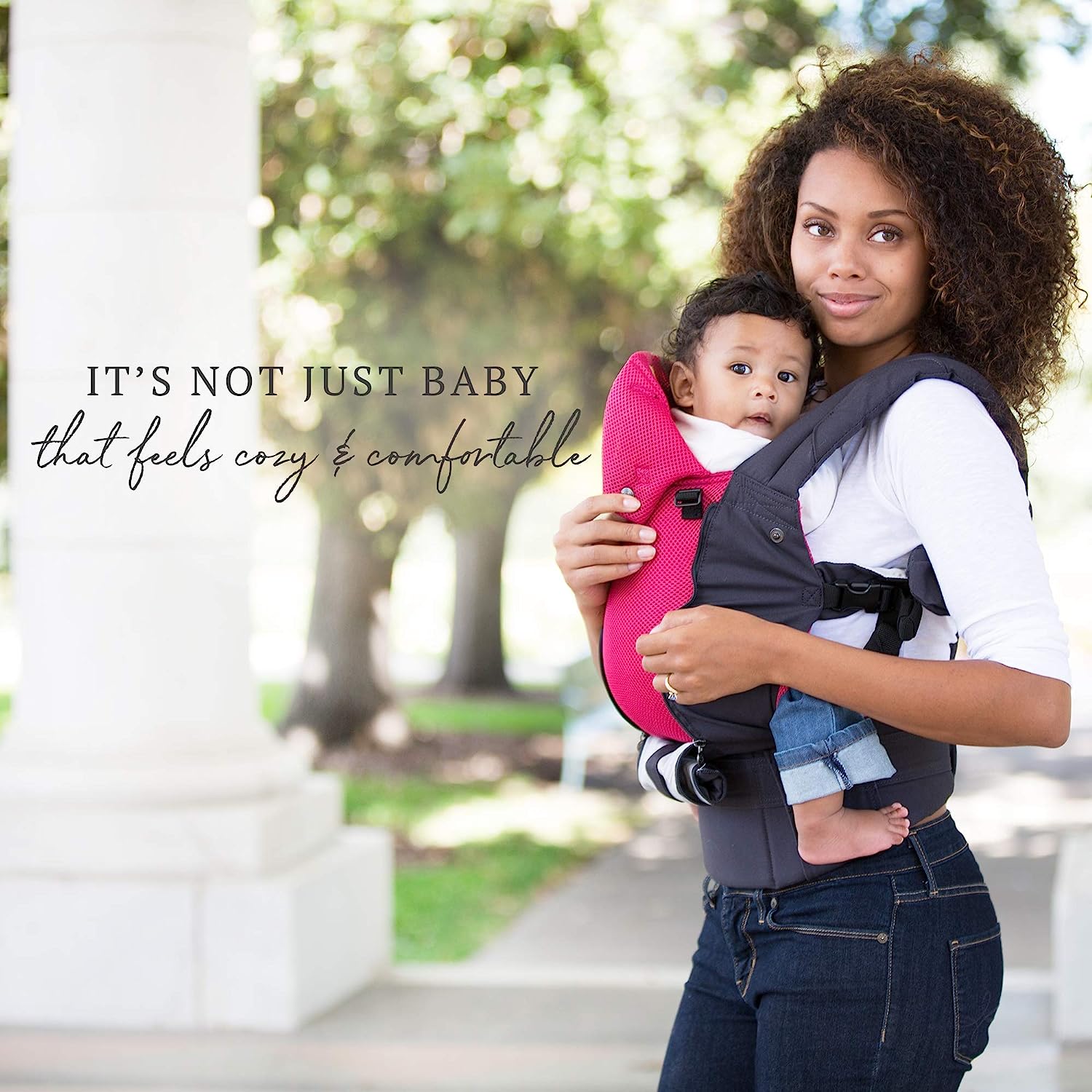 Complete All Seasons Ergonomic 6-in-1 Baby Carrier Newborn to Toddler - with Lumbar Support - for Children 7-45 Pounds - 360 Degree Baby Wearing - Inward & Outward Facing - Stone