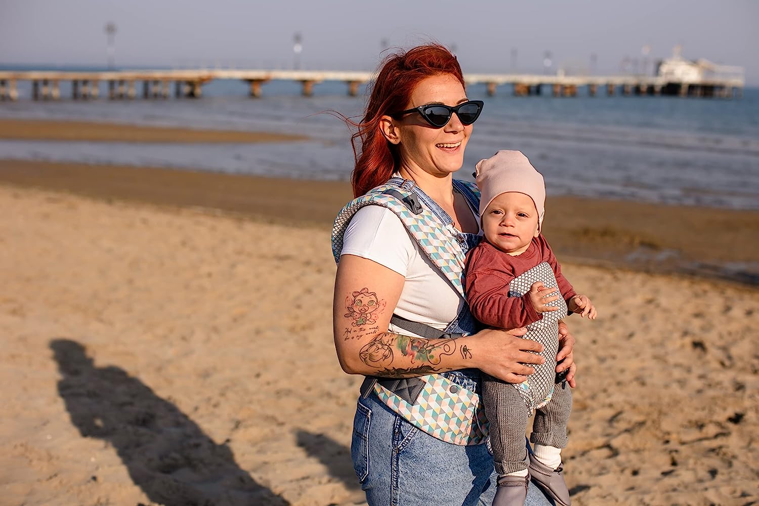 Baby Carrier Newborn to Toddler - All Positions Baby Body Carrier, Baby Carrier Backpack & Baby Front Carrier with Adjustable Seat, Ergonomic Baby Holder Carrier 7-35 lbs (Navy)