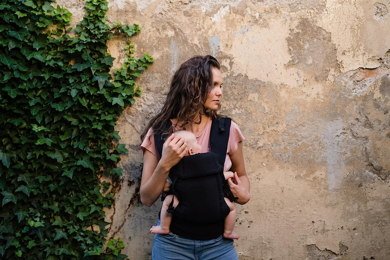 Baby Carrier Newborn to Toddler - All Positions Baby Body Carrier, Baby Carrier Backpack & Baby Front Carrier with Adjustable Seat, Ergonomic Baby Holder Carrier 7-35 lbs (Navy)