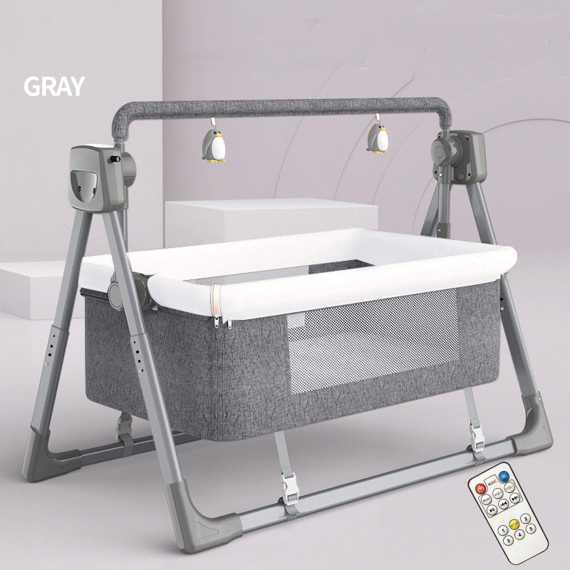 Electric Baby Cradle Smart Baby Bouncer Cradle, Portable Baby Swing with Automatic Swing and Music