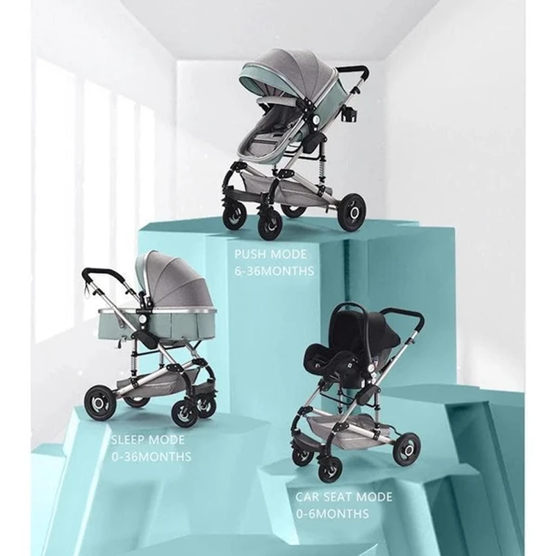 3-in-1 Comfy Baby Stroller & Travel System