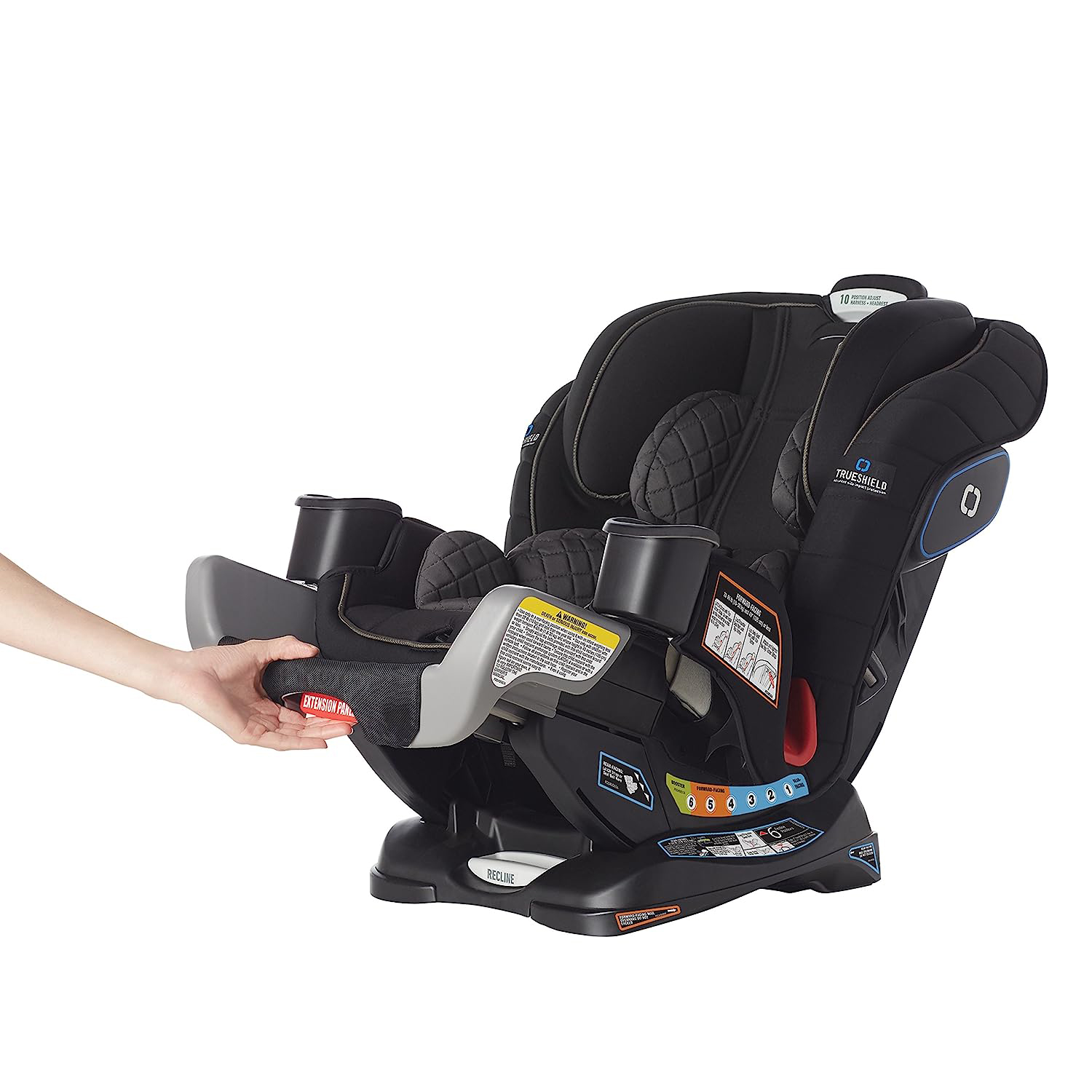 Extend2Fit Convertible Car Seat, Ride Rear Facing Longer with Extend2Fit, Gotham