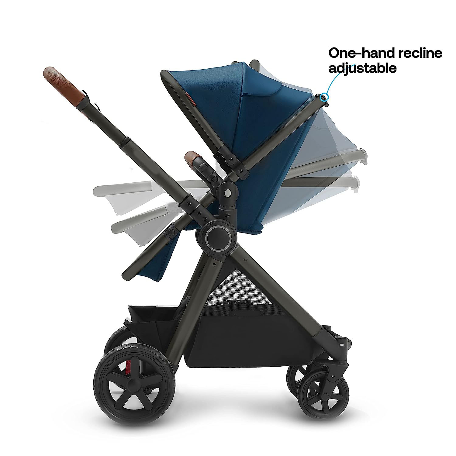 Baby Stroller with Removable Bassinet - Full-Size Baby Strollers for Comfortable Outings with Baby - Toddler Stroller with Reversible Stroller Seat - Smooth Glide Bassinet Stroller