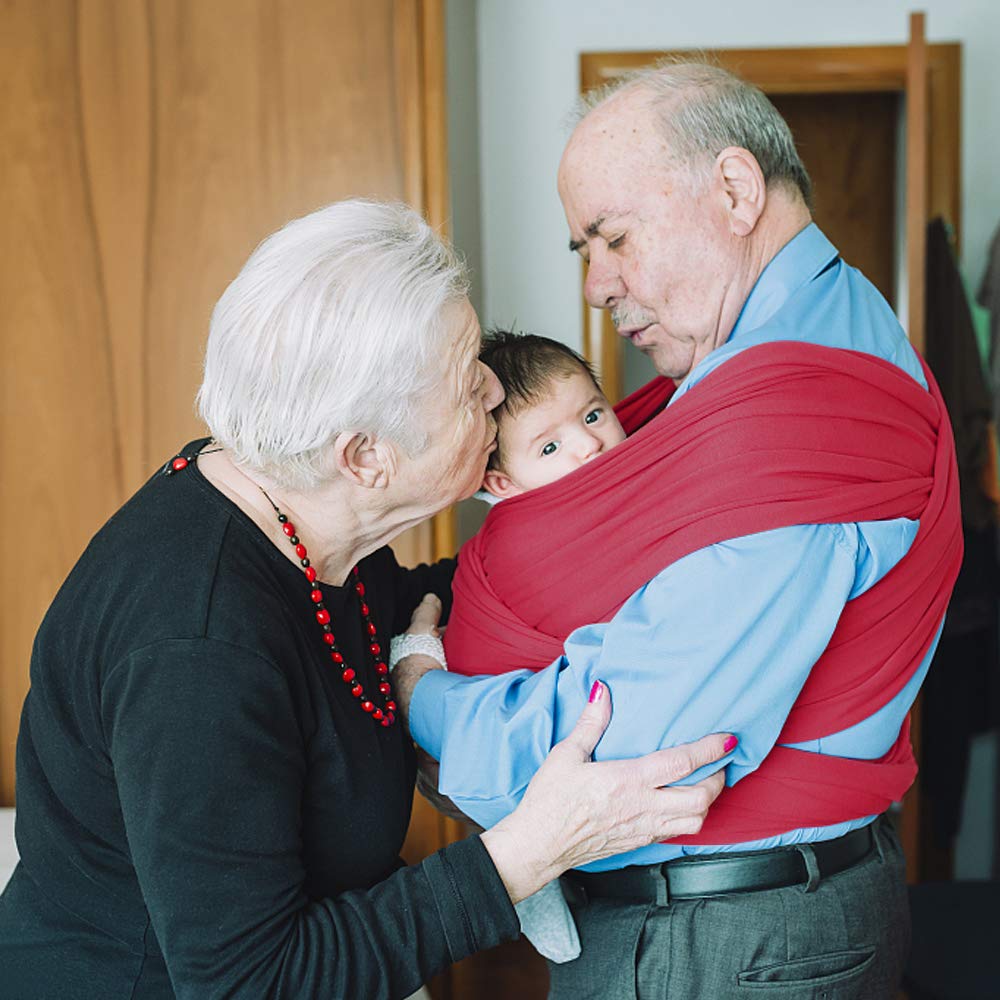 Baby Wrap Carrier,Hands Free Baby Carrier Sling,Lightweight,Breathable,Softness,Perfect for Newborn Infants and Babies Shower Gift,Black