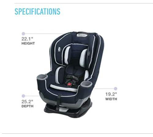 Extend2Fit Convertible Car Seat, Ride Rear Facing Longer with Extend2Fit, Gotham
