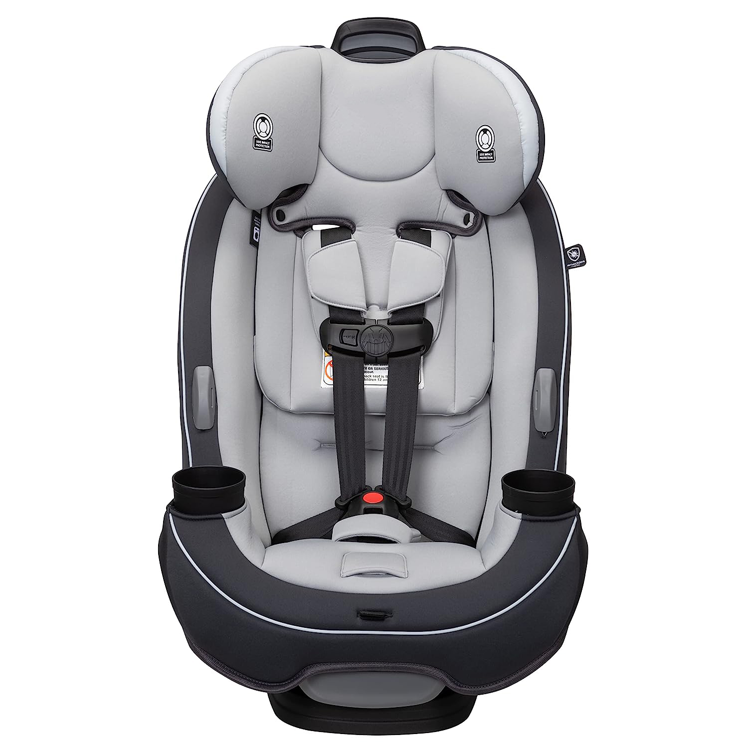 Safety 1st Grow and Go All-in-One Convertible Car Seat, Rear-facing 5-40 pounds, Forward-facing 22-65 pounds, and Belt-positioning booster 40-100 pounds, Carbon Wave