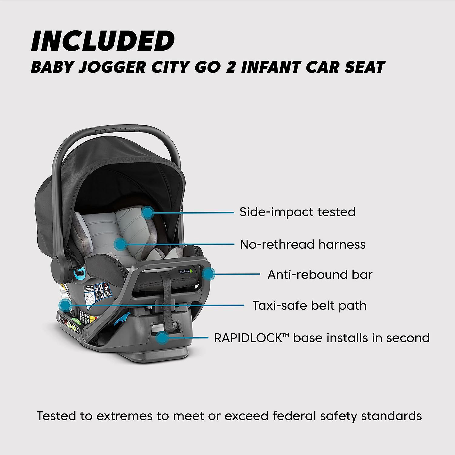 Baby Jogger City Mini GT2 All-Terrain Stroller, Jet