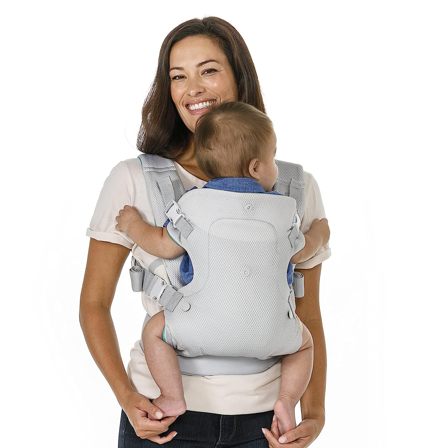 Advanced 4-in-1 Carrier - Ergonomic, convertible, face-in and face-out front and back carry for newborns and older babies 8-32 lbs
