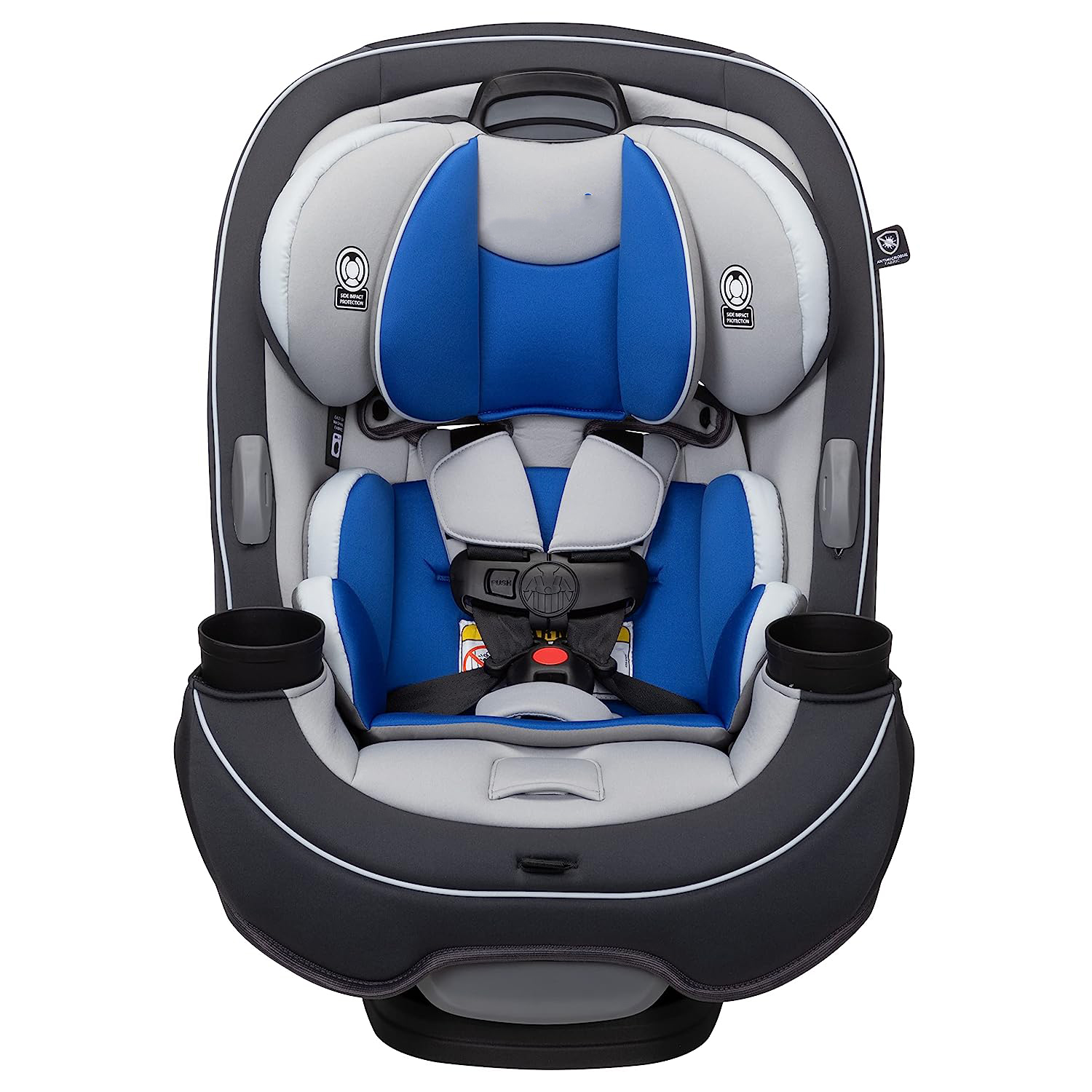 Safety 1st Grow and Go All-in-One Convertible Car Seat, Rear-facing 5-40 pounds, Forward-facing 22-65 pounds, and Belt-positioning booster 40-100 pounds, Carbon Wave