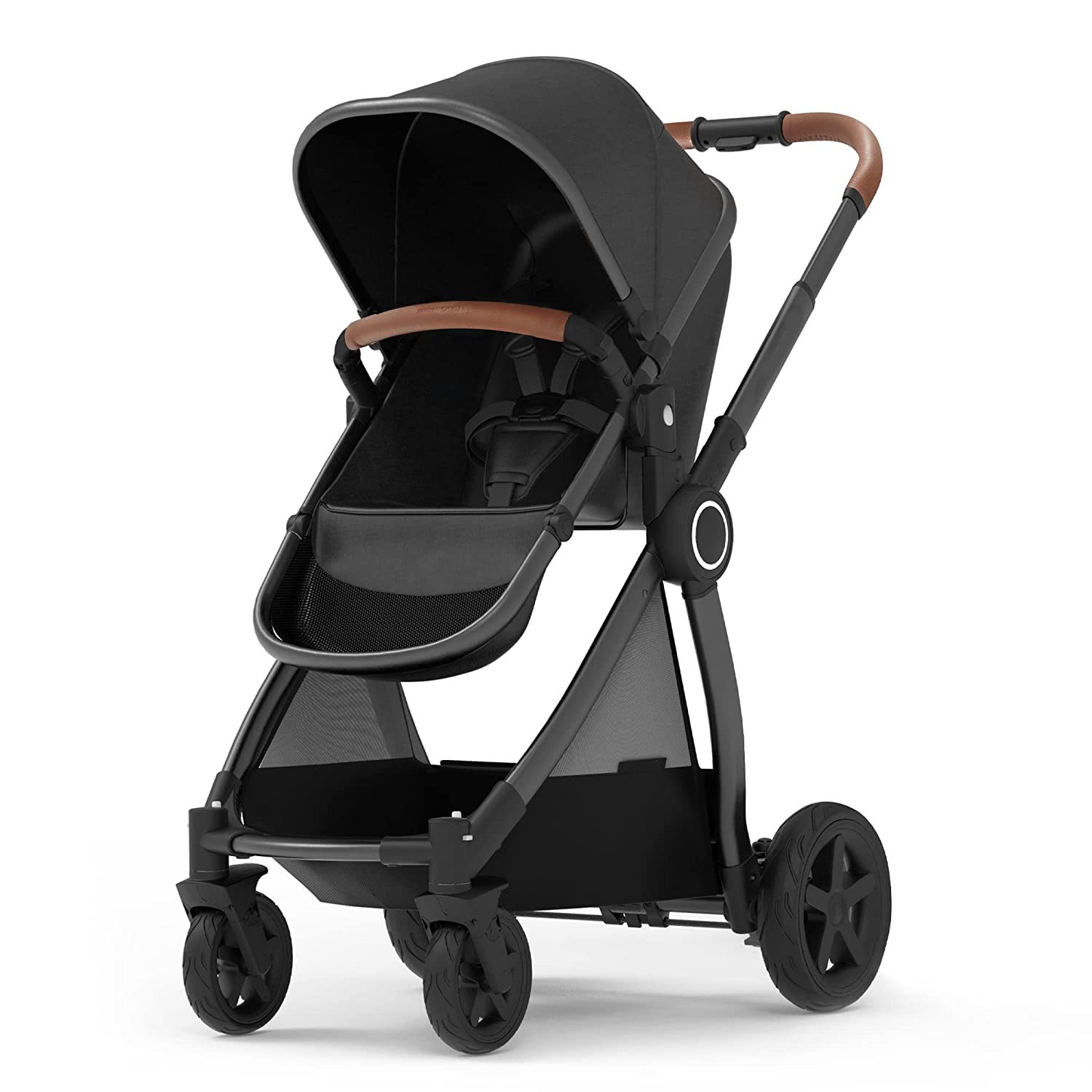Baby Stroller with Removable Bassinet - Full-Size Baby Strollers for Comfortable Outings with Baby - Toddler Stroller with Reversible Stroller Seat - Smooth Glide Bassinet Stroller