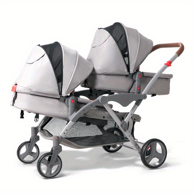 Cochildor Lightweight High Landscape Twin Baby Stroller - Perfect For 0-3 Year Olds - Sit & Lie Down Comfortably