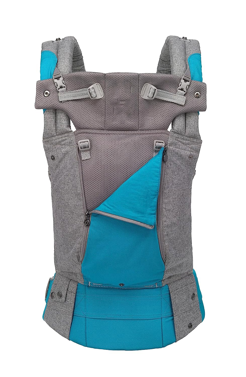 Complete All Seasons Ergonomic 6-in-1 Baby Carrier Newborn to Toddler - with Lumbar Support - for Children 7-45 Pounds - 360 Degree Baby Wearing - Inward & Outward Facing - Stone