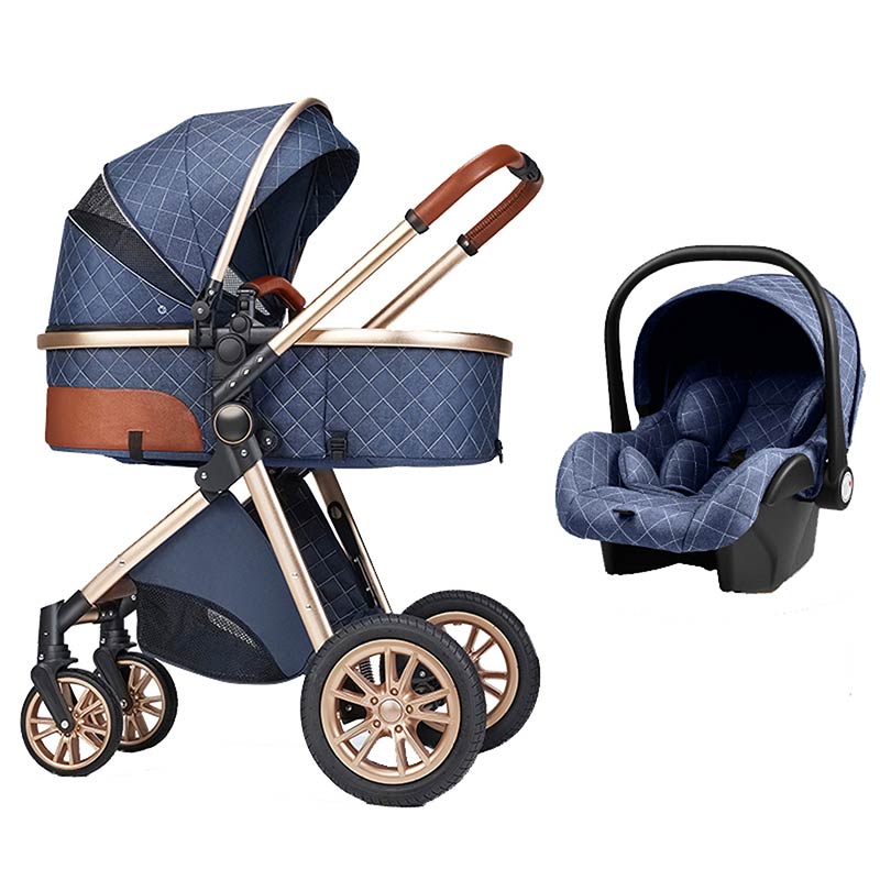 Baby Stroller for Toddler Foldable Pushchair with with Car Seat Portable Travel Stroller