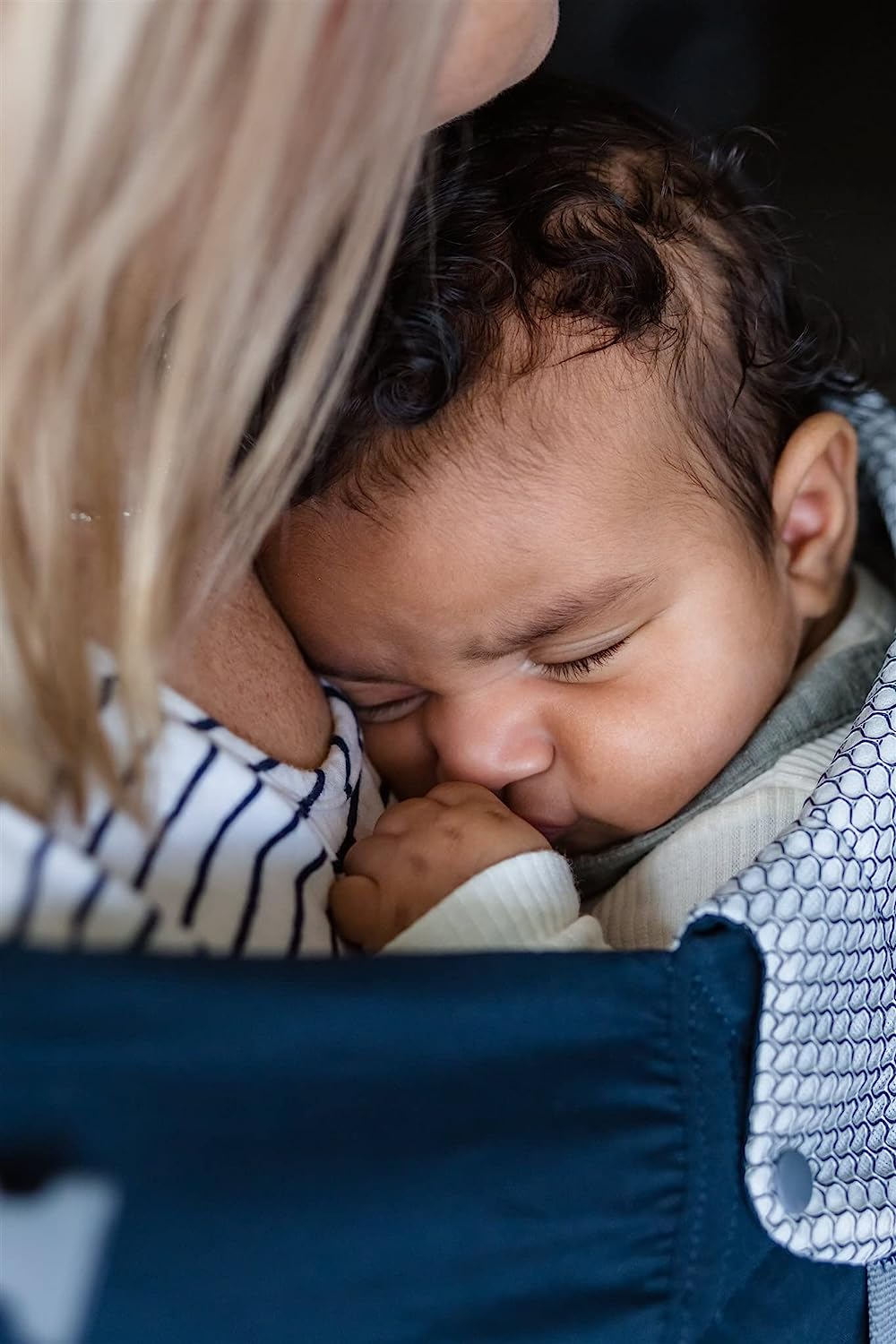 Baby Carrier Newborn to Toddler - All Positions Baby Body Carrier, Baby Carrier Backpack & Baby Front Carrier with Adjustable Seat, Ergonomic Baby Holder Carrier 7-35 lbs (Navy)