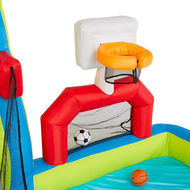 Banzai 2-in1 Slide & Bounce Ultimate Combo Pack Bouncer and Water Parks