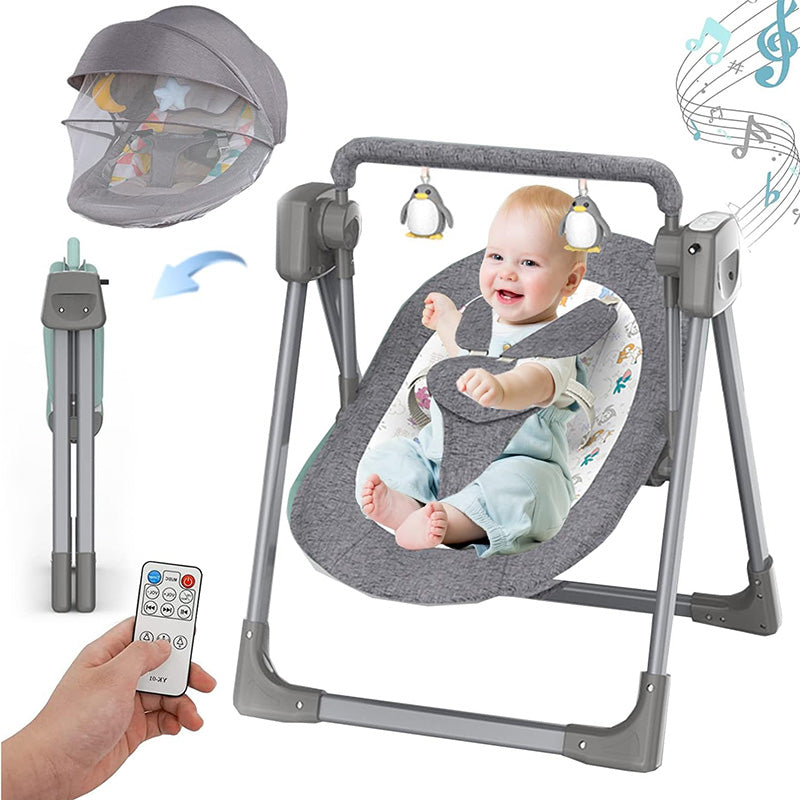 Electric Baby Swing Portable Electric Baby Rocker Baby Rocking Chair With Remote Control
