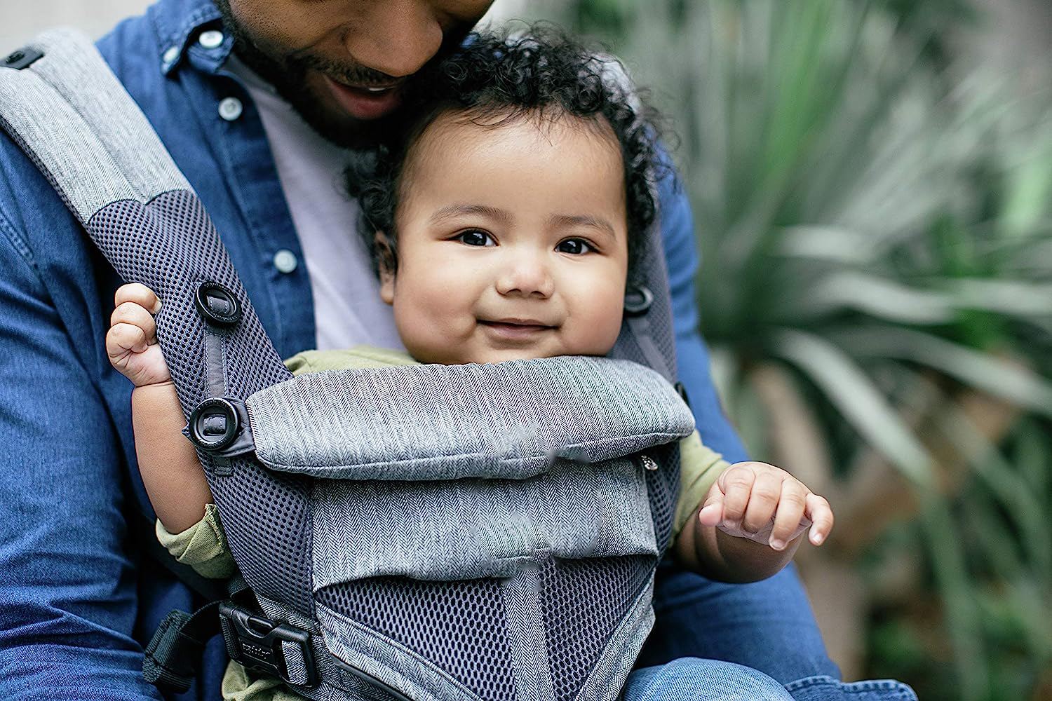 360 All-Position Baby Carrier for Newborn to Toddler with Lumbar Support & Cool Air Mesh (7-45 Lb), Pearl Grey