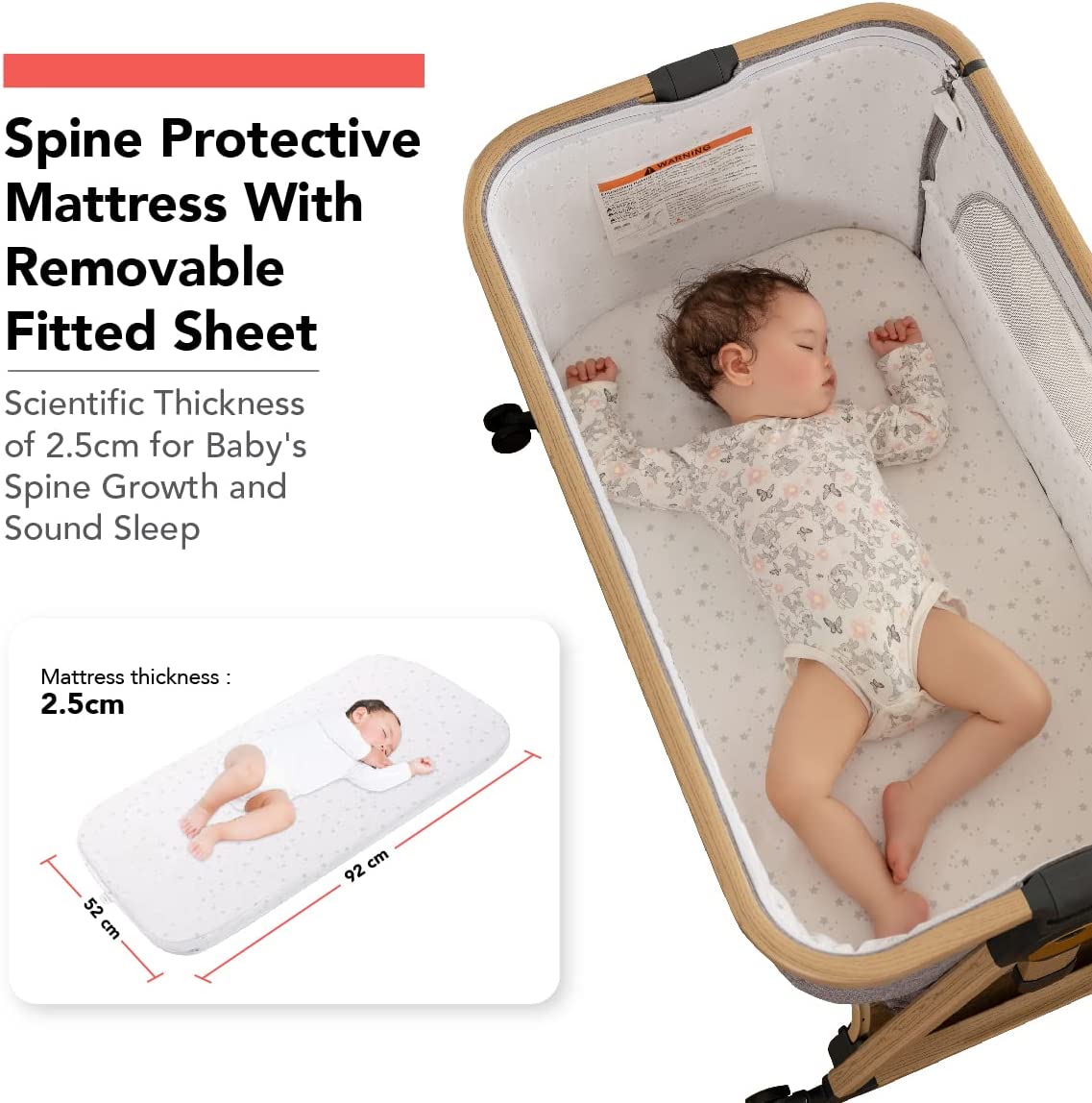 3-in-1 Premium Baby Bedside Sleeper