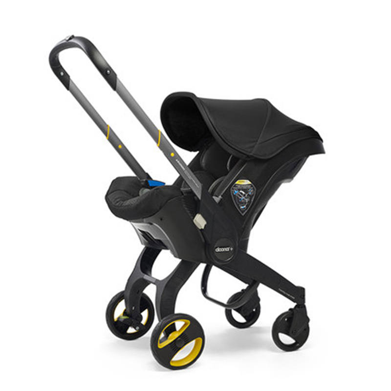 Newborn 4-in-1 Folding Stroller with One-Touch Car Storage, Infant Car Seat