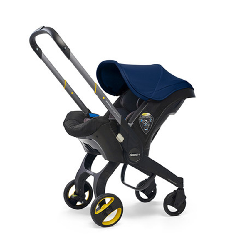 Newborn 4-in-1 Folding Stroller with One-Touch Car Storage, Infant Car Seat