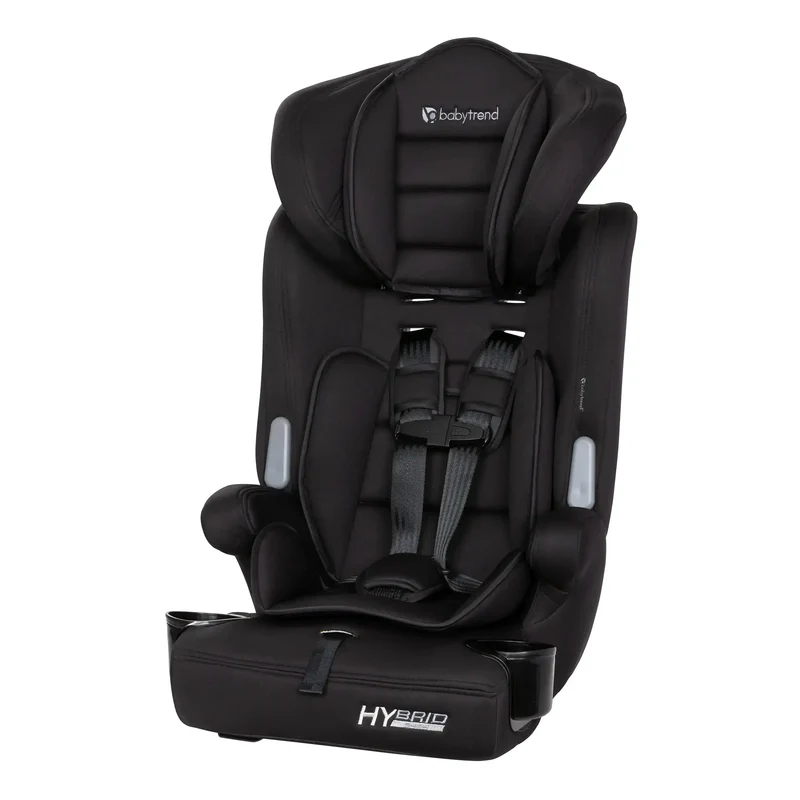 3-in-1 Lightweight Combination Booster Car Seat with Adjustable Height Positions, Side Impact Protection & Comfortable Arm Rests