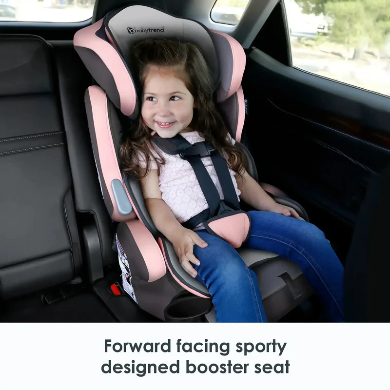 3-in-1 Lightweight Combination Booster Car Seat with Adjustable Height Positions, Side Impact Protection & Comfortable Arm Rests