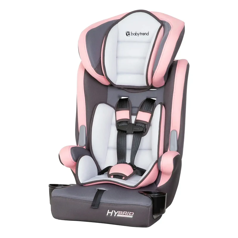 3-in-1 Lightweight Combination Booster Car Seat with Adjustable Height Positions, Side Impact Protection & Comfortable Arm Rests
