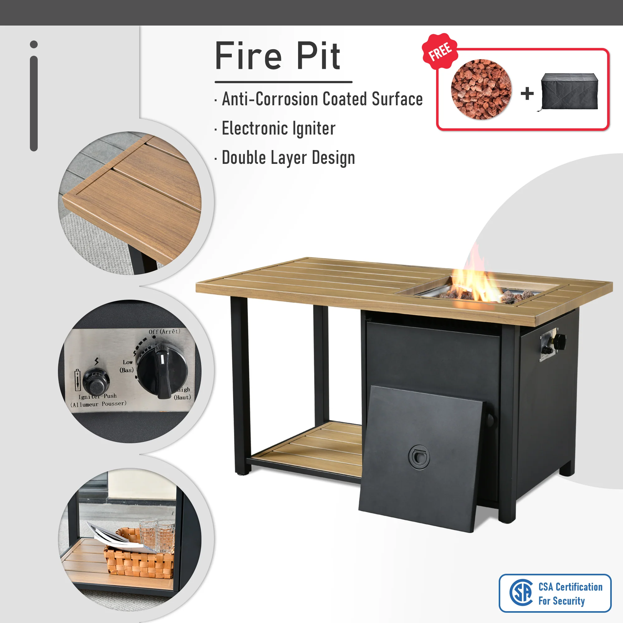 Ovios Patio Furniture Set 13-Piece include 42