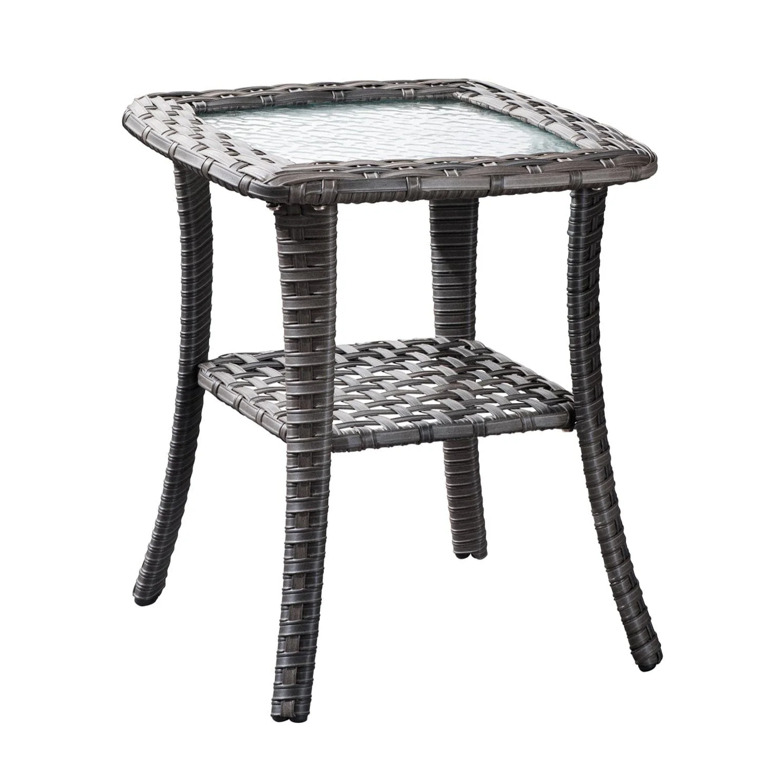 Ovios Outdoor Furniture 6-Piece with 30'' Fire Pit Table and Kenard 2 Rocking Chairs