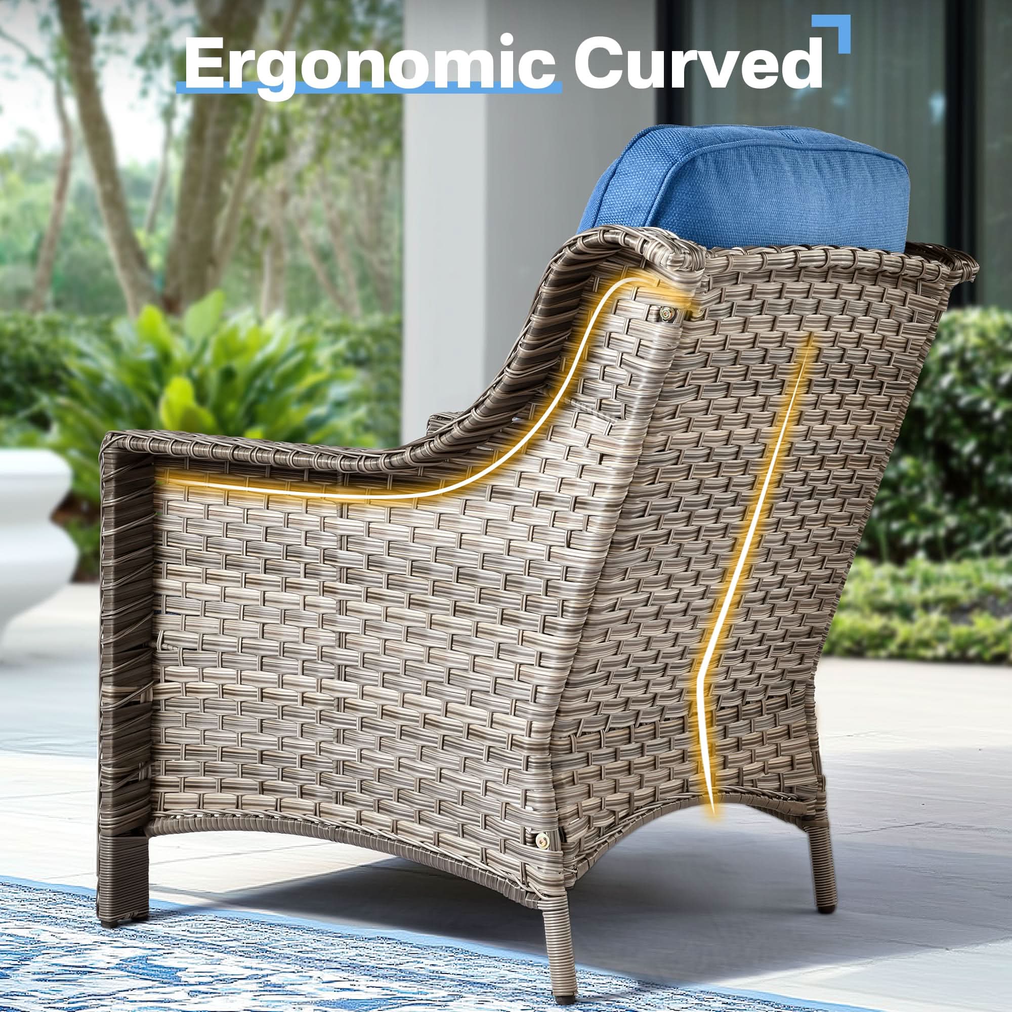 Ovios Conversation Set 6-Piece PAD Series